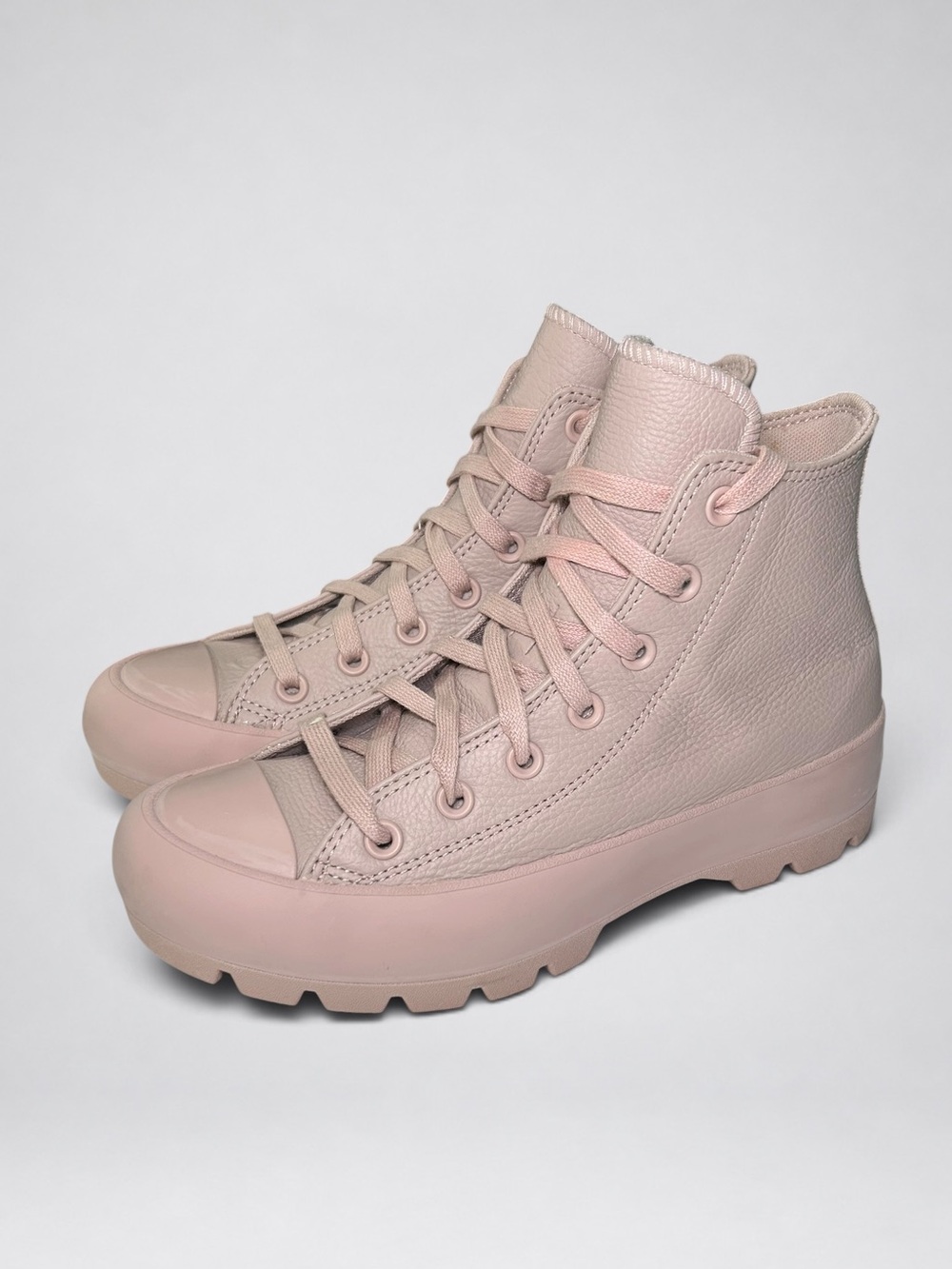 Converse Chuck Taylor All Star Lugged 2.0 Leather High Top Stone Mauve Women’s 8